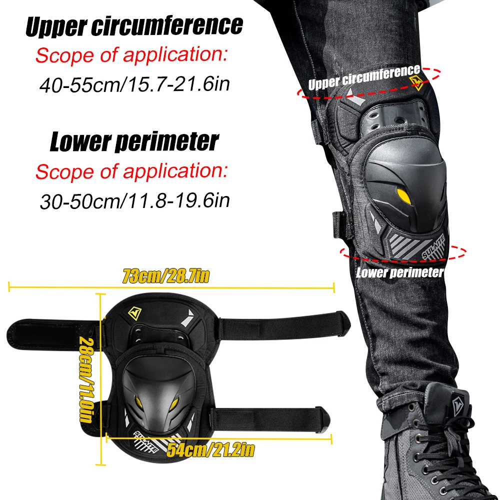 1Pair Motorcycle Riding Knee P - Mountain Biking Elbow Pads recension och pris