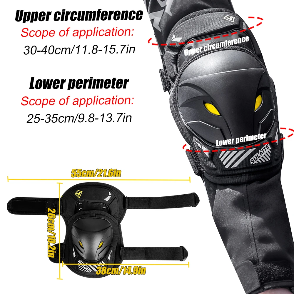 1Pair Motorcycle Riding Knee P - Mountain Biking Elbow Pads recension och pris