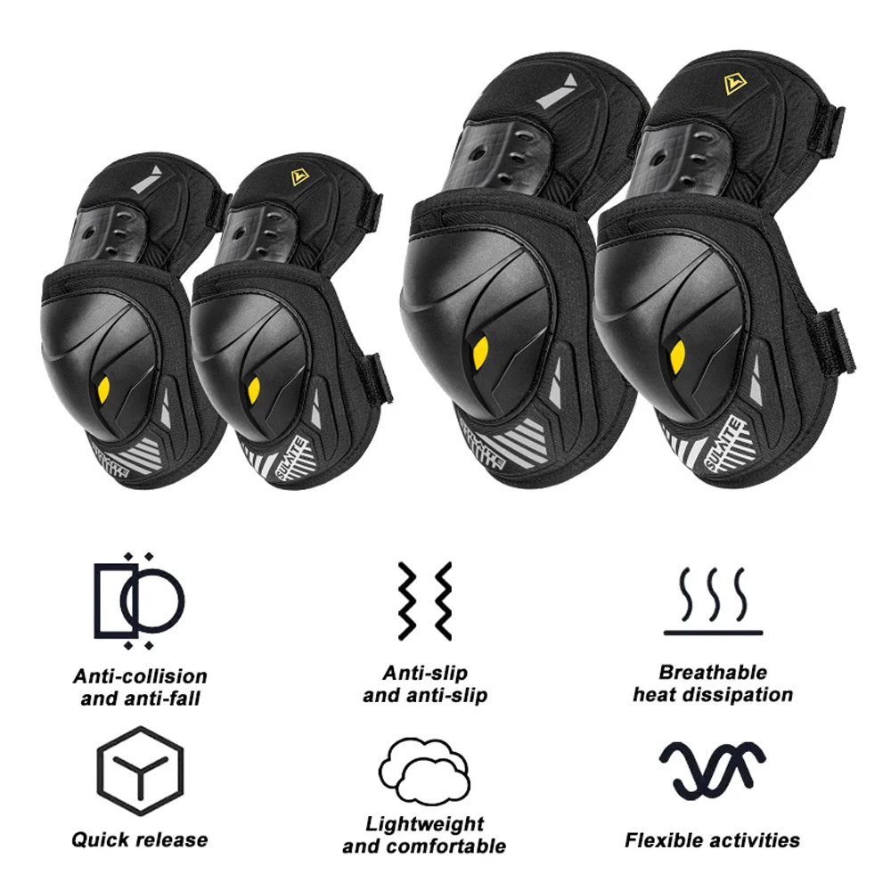 1Pair Motorcycle Riding Knee P - Mountain Biking Elbow Pads recension och pris