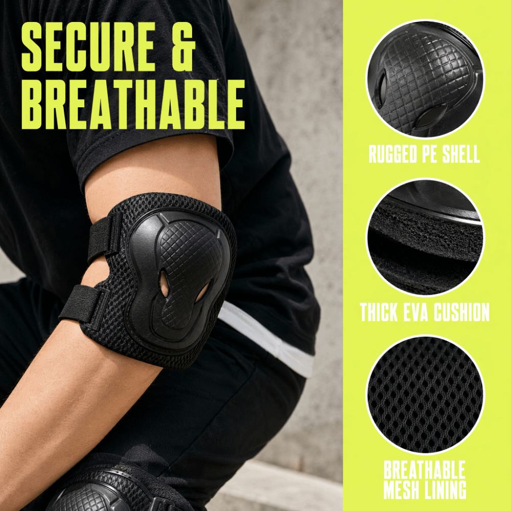 6pcs 6 In 1 Set Knee Pads Set  - Mountain Biking Elbow Pads recension och pris